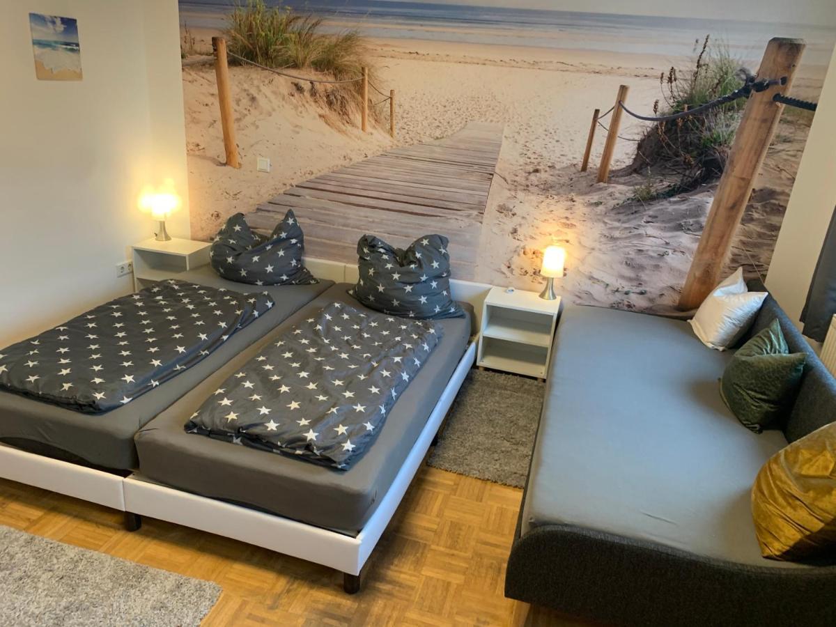 Mainpark Apartment 4 Schlafzimmer Bis Zu 10 Personen Direkt Ueber Aschaffapartment Bei Aschaffenburg Mainaschaff Dış mekan fotoğraf