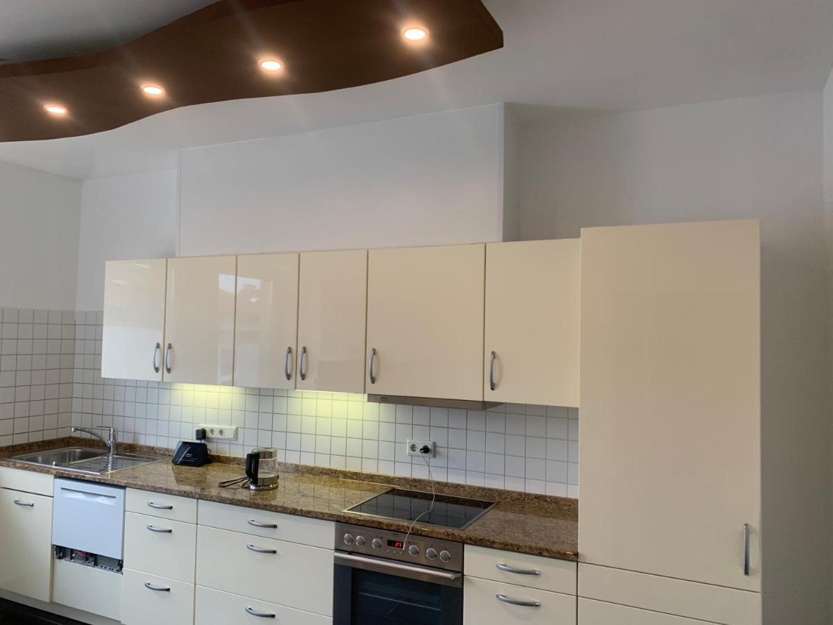 Mainpark Apartment 4 Schlafzimmer Bis Zu 10 Personen Direkt Ueber Aschaffapartment Bei Aschaffenburg Mainaschaff Dış mekan fotoğraf