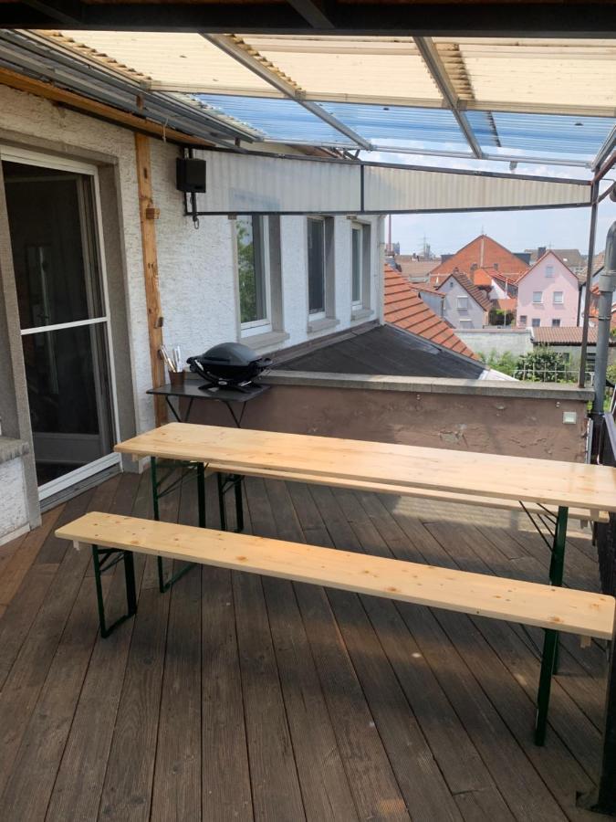 Mainpark Apartment 4 Schlafzimmer Bis Zu 10 Personen Direkt Ueber Aschaffapartment Bei Aschaffenburg Mainaschaff Dış mekan fotoğraf